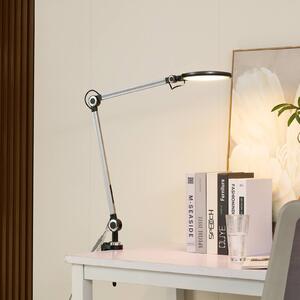 Lindby LED svítidlo Nyxaris, šedé, kov, CCT, 52 cm