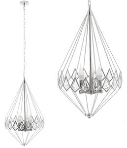 Toolight Diamantová křišťálová závěsná lampa APP767-3CP