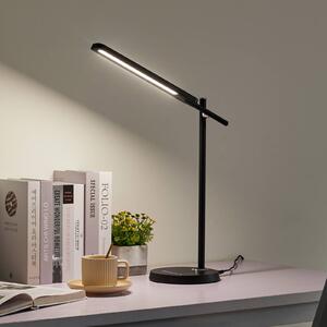 Stolní LED lampa Lindby Valtorin, černá
