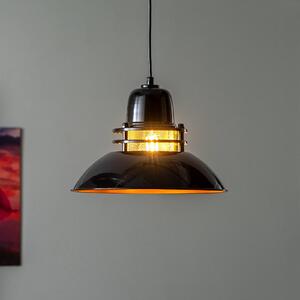 Závěsné svítidlo Berceste 226-S Ø34cm černá/zlatá