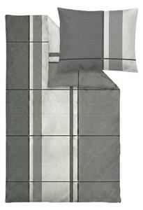 Looks BY Wolfgang Joop Saténové ložní povlečení, 140 x 200 cm, 70 x 90 cm (šedá) (100411487001)