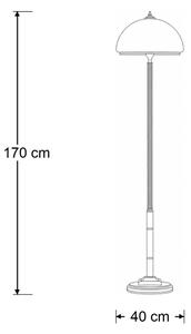 Brilagi - Stojací lampa TAURUS 2xE27/15W/230V bronz