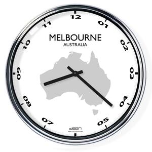 Kancelářské nástěnné hodiny: Melbourne (32 cm), Výběr barev Tmavé