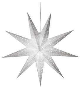 Vánoční hvězda Emos DCAZ09, papírová, bílá, 60cm