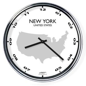 Kancelářské nástěnné hodiny: New York (32 cm), Výběr barev Světlé
