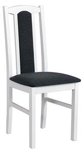 Jídelní židle čalouněná z masivu Rello Wenge s šedým sedákem