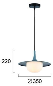 Lustr na lanku FRED 1xG9/10W/230V šedá