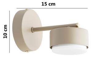 Brilagi - LED RGB Stm. nástěnná lampa MONO 1xGX53/14W/230V Wi-Fi Tuya béžová