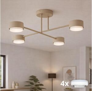 Brilagi - LED RGB Stm. přisazený lustr MONO 4xGX53/14W/230V Wi-Fi Tuya černá