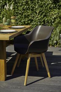 Yasmani zahradní set Hartman s teakovým stolem 180x90cm Sophie - barva židle: Royal White