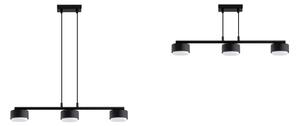 Brilagi - LED RGB Stm. lustr na lanku MONO 3xGX53/14W/230V Wi-Fi Tuya černá