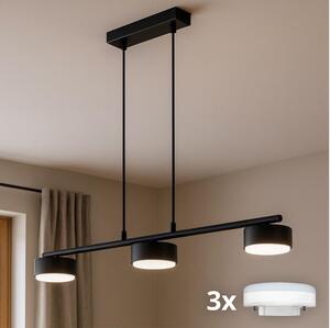 Brilagi - LED RGB Stm. lustr na lanku MONO 3xGX53/14W/230V Wi-Fi Tuya černá