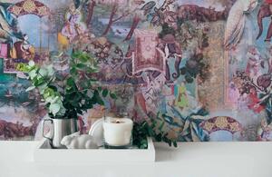 A.S. Création | Vliesová tapeta na zeď Dream Flowery 38173-3 | 0,53 x 10,05 m | vícebarevná