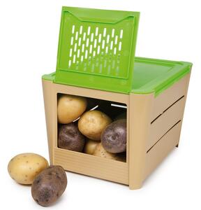 Snips Box na brambory 25,5x20x17,5 cm hnědý