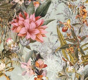 A.S. Création | Vliesová tapeta na zeď Dream Flowery 38177-1 | 0,53 x 10,05 m | vícebarevná