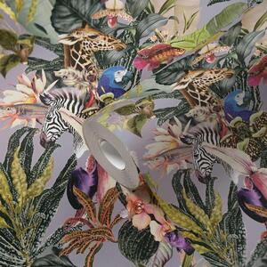 A.S. Création | Vliesová tapeta na zeď Dream Flowery 38176-2 | 0,53 x 10,05 m | vícebarevná