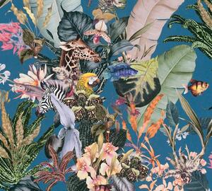 A.S. Création | Vliesová tapeta na zeď Dream Flowery 38176-4 | 0,53 x 10,05 m | vícebarevná