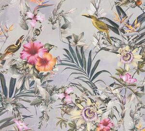 A.S. Création | Vliesová tapeta na zeď Dream Flowery 38178-2 | 0,53 x 10,05 m | vícebarevná