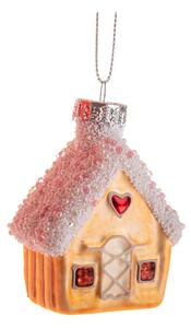 Skleněná vánoční ozdoba 7 cm House – Dakls