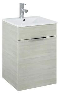Qubo Plus Koupelnový set dub stříbrný, 59,5 × 41,5 × 40,5 cm