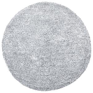Koberec šedý melírovaný kruhový ⌀ 140 cm DEMRE