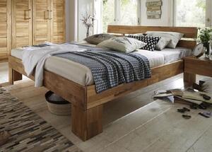 CLASSIC postel 140x200, lakovaný přírodní masivní dub