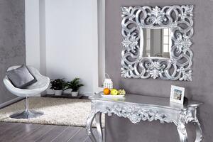 Nástěnné zrcadlo Vedine, 75 cm, stříbrné, starožitné