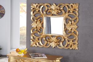 Modern Baroque Period Nástěnné zrcadlo Vedine, 75 cm, zlaté - starožitné