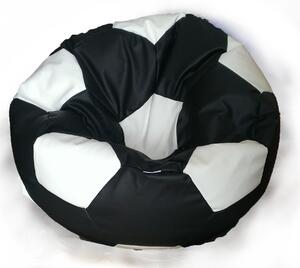 Sedací vak fotbalový míč černo-bílý EMI