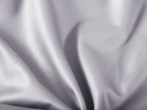 Biante Bavlněný saténový povlak na polštář s lemem ST-002 Světle šedý 30 x 50 cm