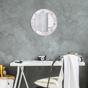 Kulaté dekorační zrcadlo na zeď Lebky