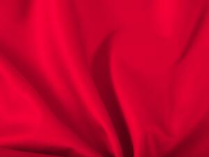 Biante Obdélníkový bavlněný saténový ubrus ST-010 Sytě červený 50x100 cm