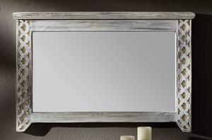 ANTIK Zrcadlo 90x60 cm,mango a akácie