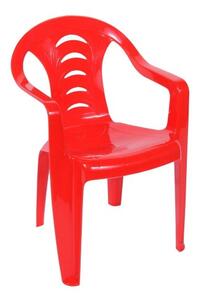 Dětská plastová židlička Marty Červená