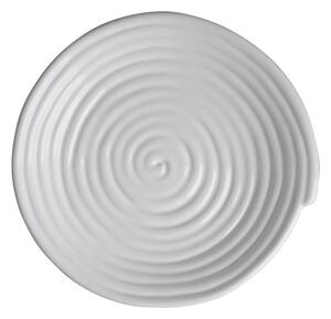 DBKD Keramický talíř Curl - Shiny White DK254