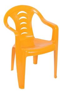 Dětská plastová židlička Marty Žlutá