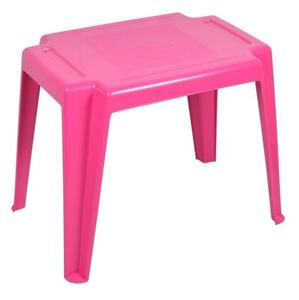 Dětský plastový stolek Marty Růžová