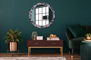 Kulaté dekorační zrcadlo Čepice ptáků