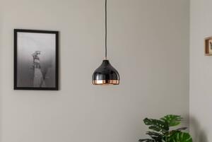 Závěsné svítidlo Yildo 6866 1-light Ø17cm černá/měděná