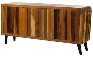 SIXTIES Příborník staré dřevo 180x45x86, vícebarevný, lakovaný