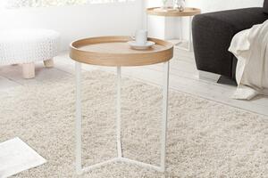 Dřevěný konferenční stolek Modul Ø 40 cm »