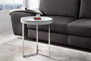 Bílý konferenční stolek Modul Ø 40 cm »