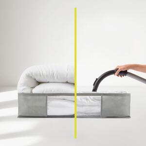 Vakuový plastový úložný box pod postel 60x45x15 cm – Homéa
