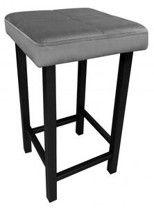 Vysoká čalouněná stolička Monas 60 cm Magic velvet 17