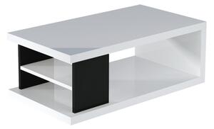 Konferenční stolek Tops bilá/černá