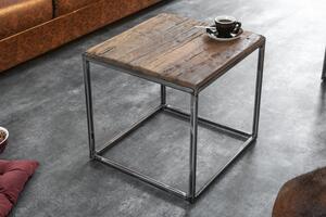 Odkládací stolek BARRACUDA 40 CM masiv recyklované dřevo Nábytek | Doplňkový nábytek | Odkládací stolky