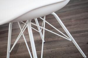 Bílá jídelní židle Scandinavia Retro »