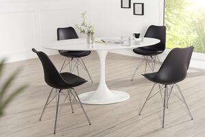 Jídelní židle SCANDINAVIA RETRO černá / stříbrná Nábytek | Jídelní prostory | Jídelní židle | Všechny jídelní židle
