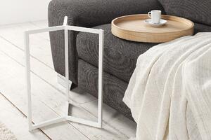 Noble Home Odkládací stolek Vedul, 40 cm, dub/bílá