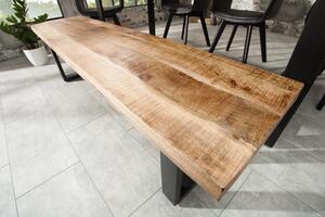 Dřevěná lavice Iron Craft 40 x 170 cm »